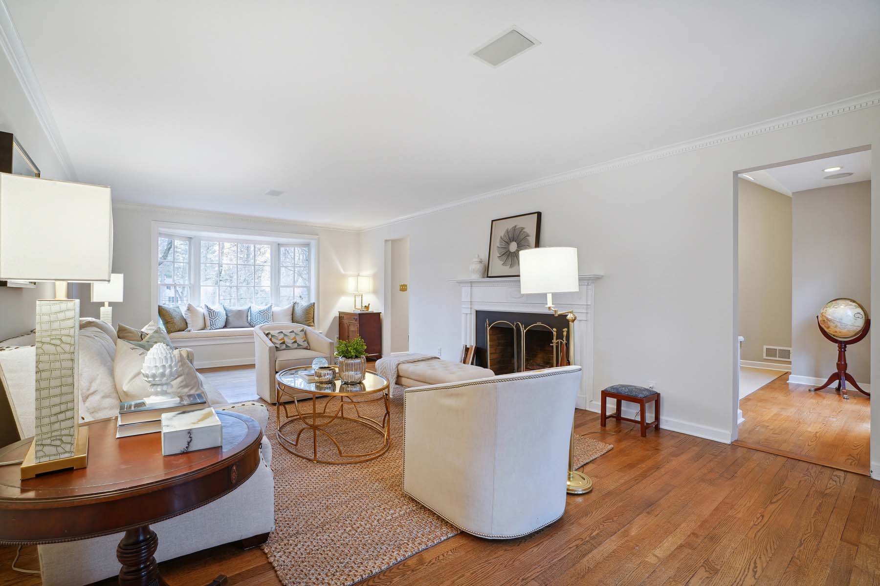 37 Coniston Road, Short Hills Living room from french doors