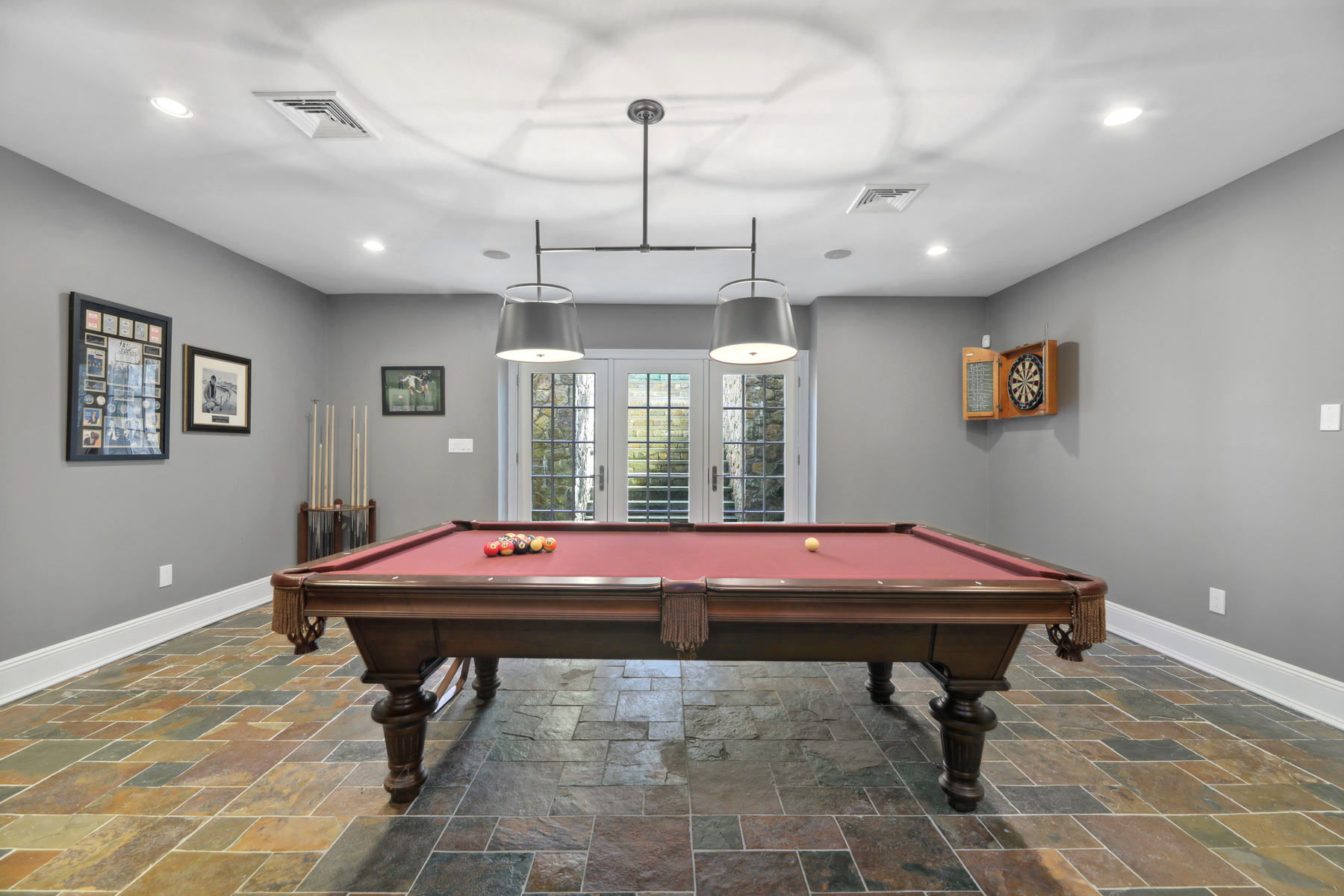 200 Highland Ave, Short Hills NJ - Lower Level Game Room