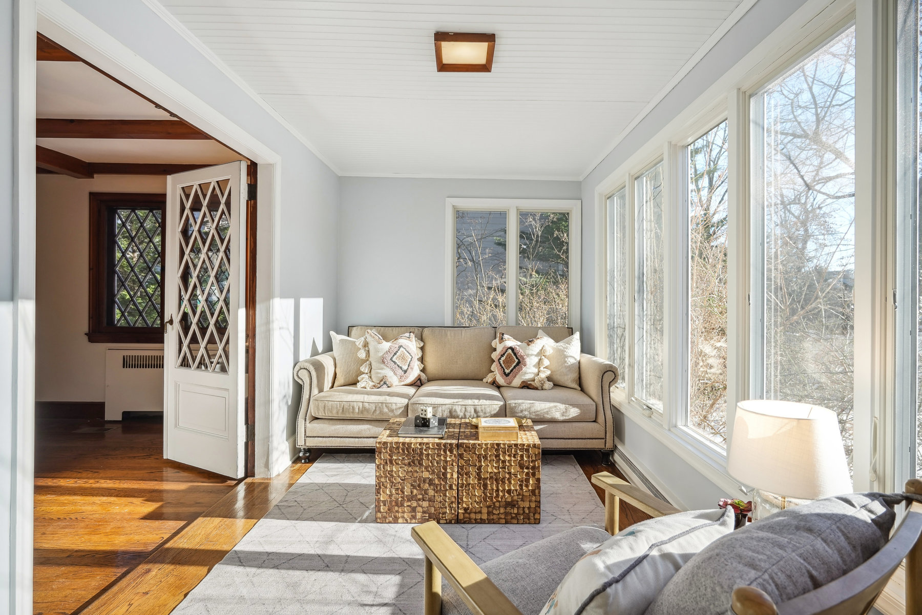 9 Park Circle, Short Hills Family Room from Kitchen