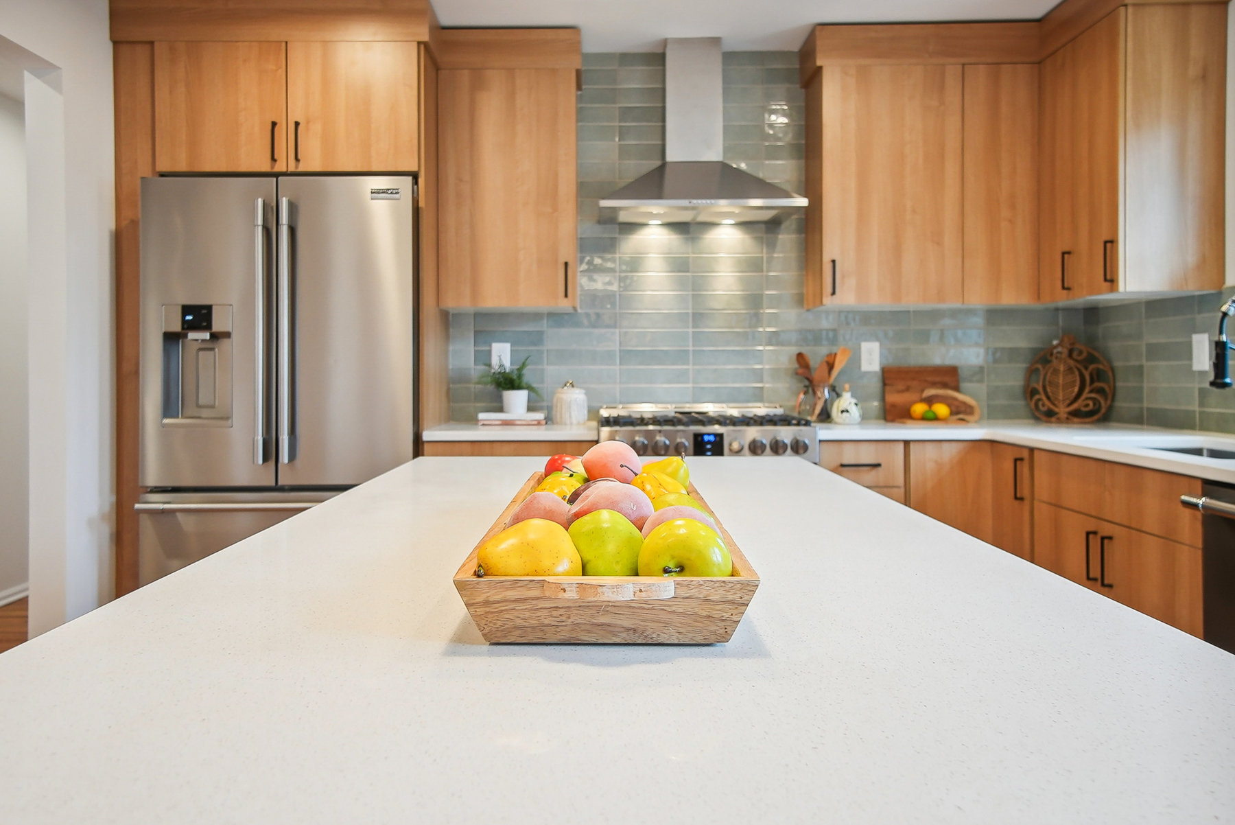 75 Ralston, So Orange - Kitchen Island Close Up