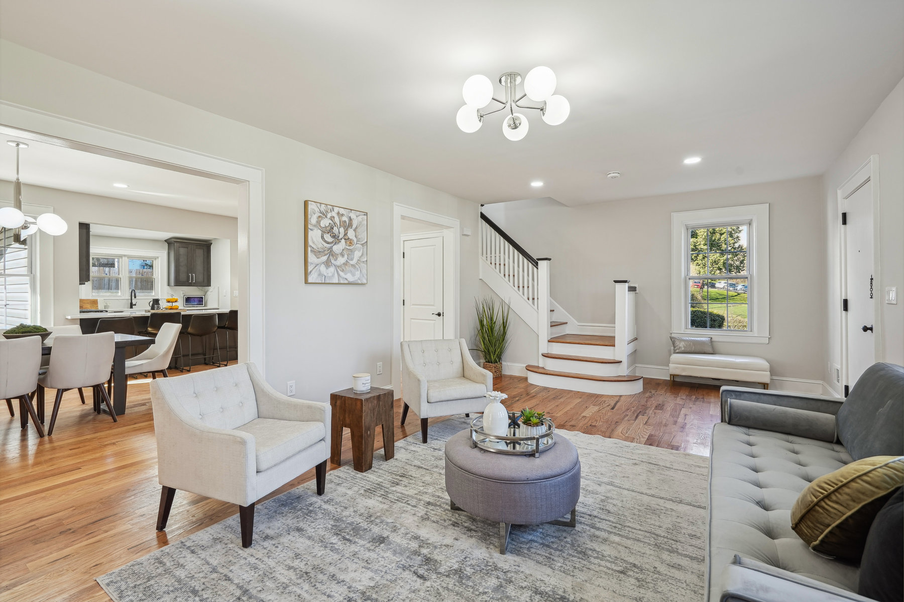 653 Hamilton Road, SO - living room from sunroom