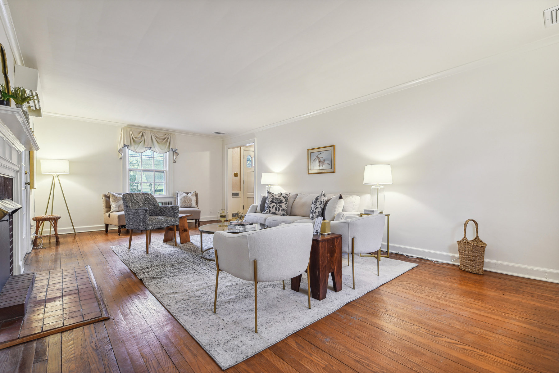 29 Baltusrol Way, Short Hills - Living Room from foyer