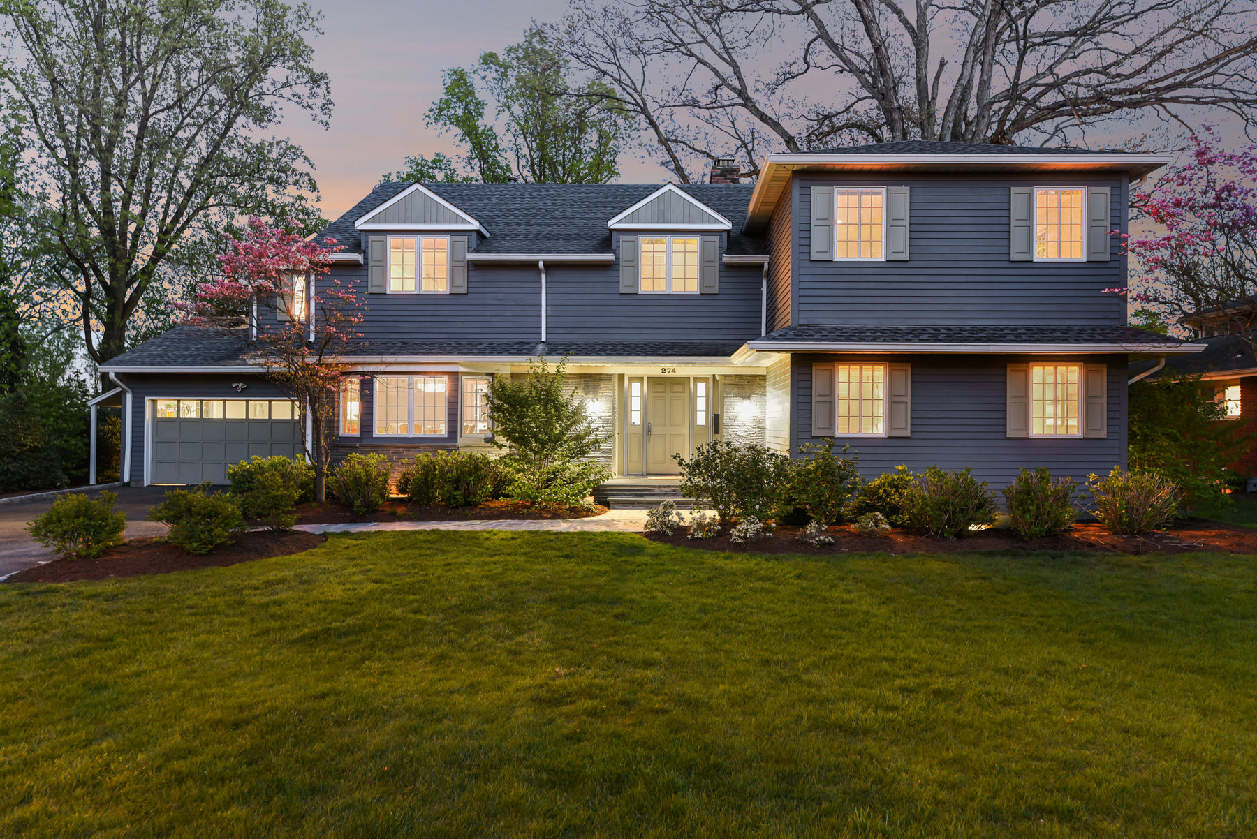 274 Forest Drive South - Front of house dusk